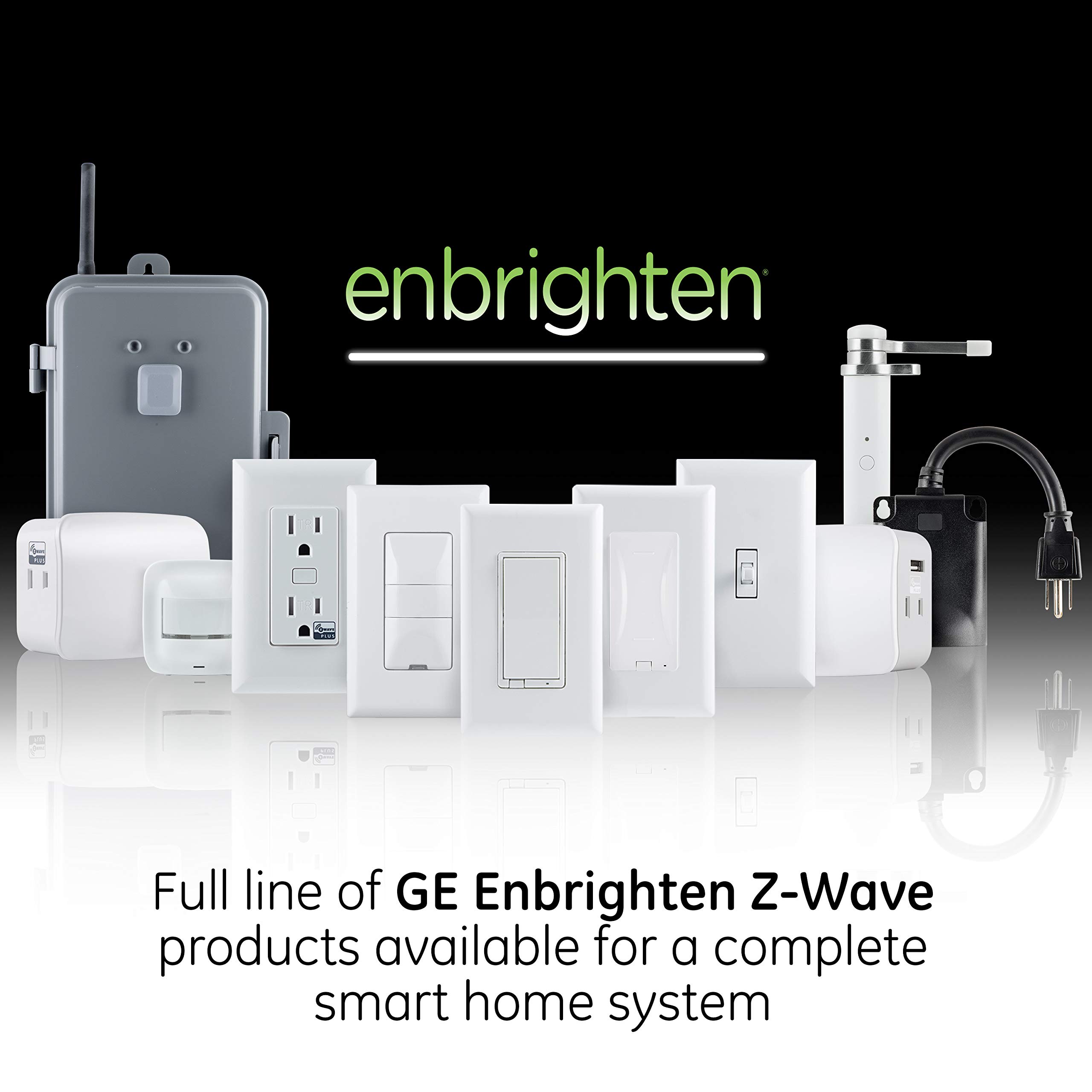 Enbrighten Z-Wave Smart Rocker Light Switch with QuickFit and SimpleWire, 3-Way Ready, Works with Alexa, Google Assistant, ZWave Hub Required, Repeater/Range Extender, White & Light Almond, 46201 - Image 6