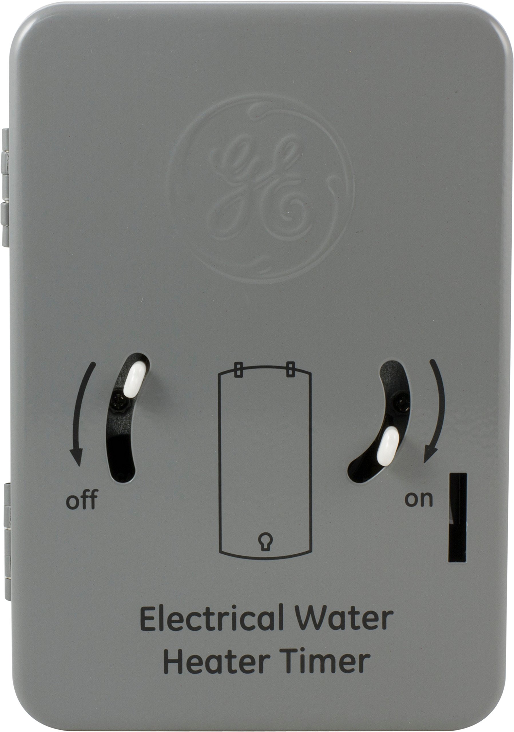 GE 24-Hour Mechanical Water Heater Timer Switch, 5HP 40A Load Capacity Timer for Water Heater, Indoor NEMA 1-Rated Box Timer, 240 VAC Water Heater Timer Replacement, Tamper Resistant Metal, 15328 - Image 3
