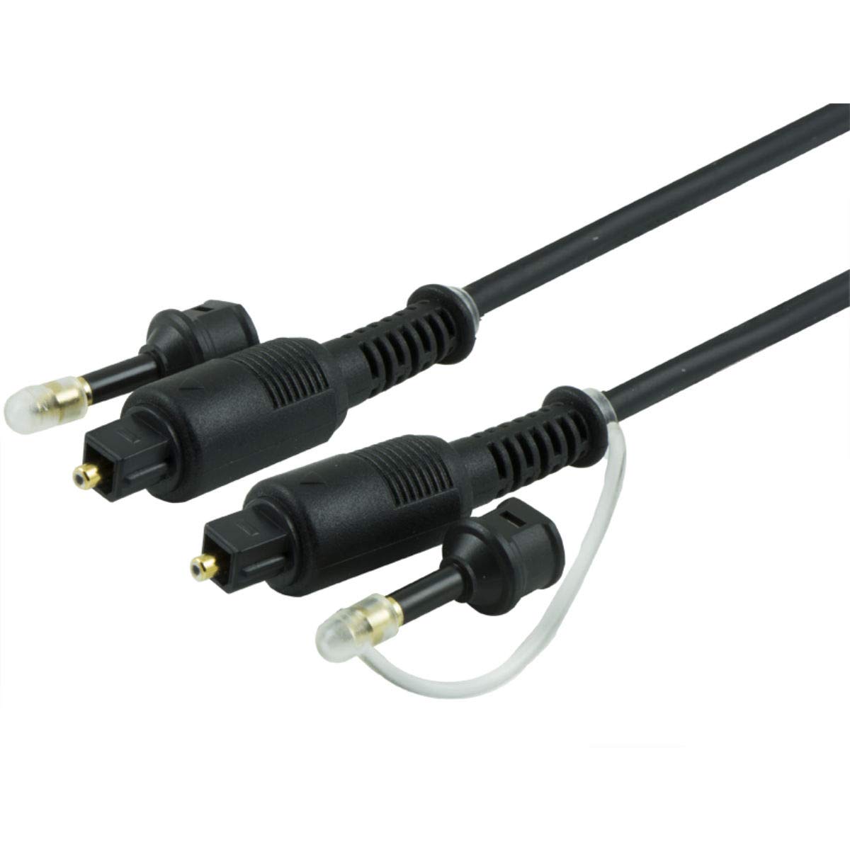 GE 34111 Digital TOSLINK Fiber Optic Cable, 6ft