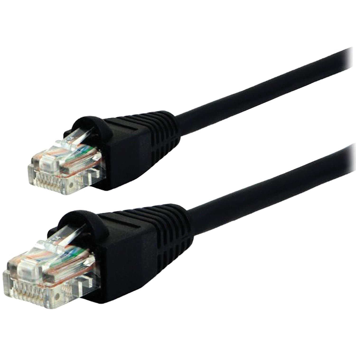 Ge 50FT CAT5E ETHERNT CBL, BLACK