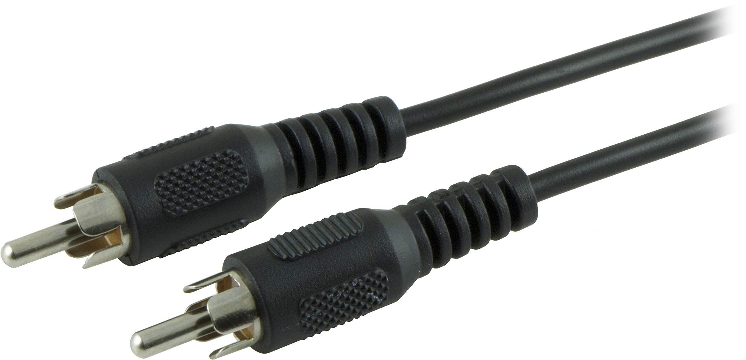 GE 6ft. Mono RCA Audio Cable, 2 Pack, Audio Only, Single Channel Audio Component Cord, 54407 - Image 2