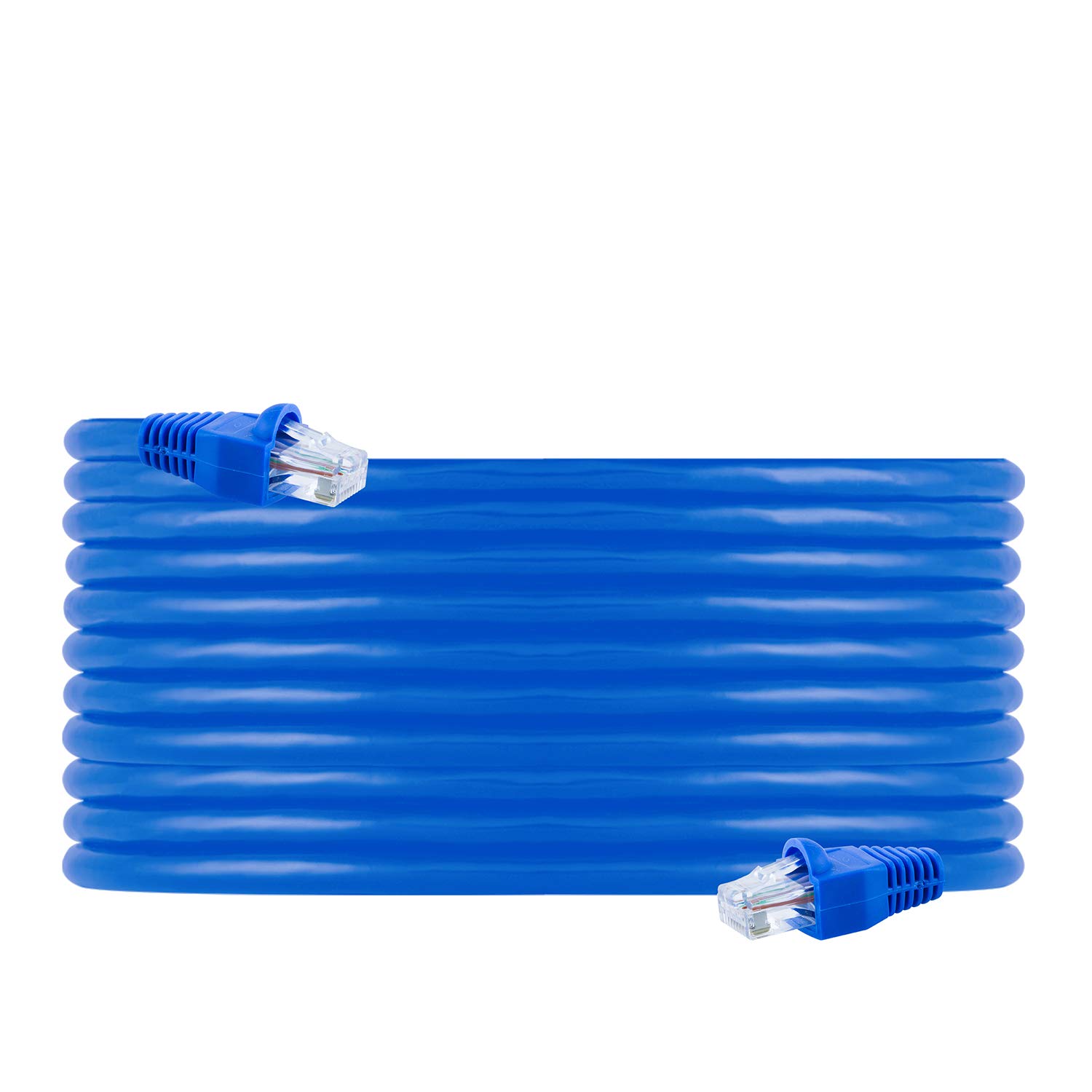 GE Cat6 Ethernet Cable, 25ft Ethernet Cable, Up to 1Gbps, Rated 250 Mhz, UTP, for High Speed Internet Devices, Streaming Devices, Routers, RJ45 Connectors, for Home or Office, Blue, 34503 - Image 7
