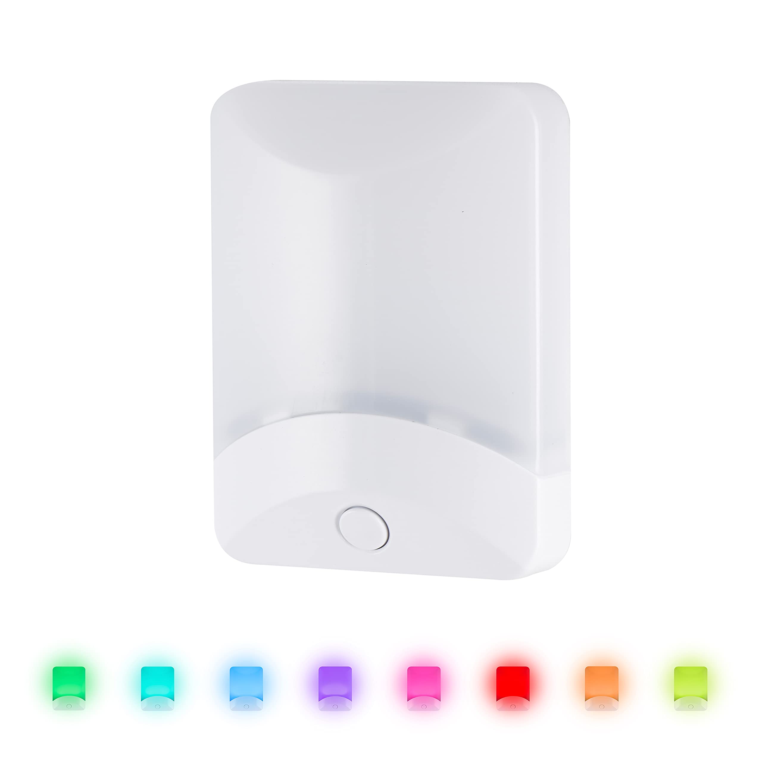 GE Color Changing LED Night Light for Kids, Dusk to Dawn Sensor, Home Decor Apartment Essentials, Wall Lights for Bedroom, Ambient Lighting, Nightlights Plug in, 1 Pack, 34693 - Image 5