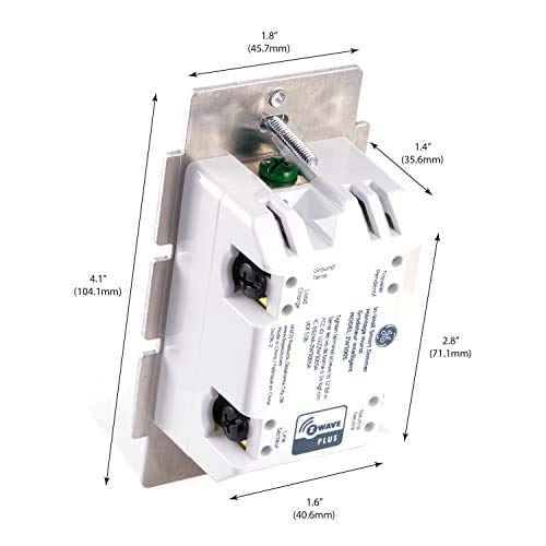 GE Enbrighten White Z-Wave Plus Smart Dimmer, Full Dimming, in-Wall Paddles, Repeater/Range Extender, Zwave Hub Required, Works with Ring, SmartThings, Wink, Alexa, 2-Pack, 54558 - Image 8