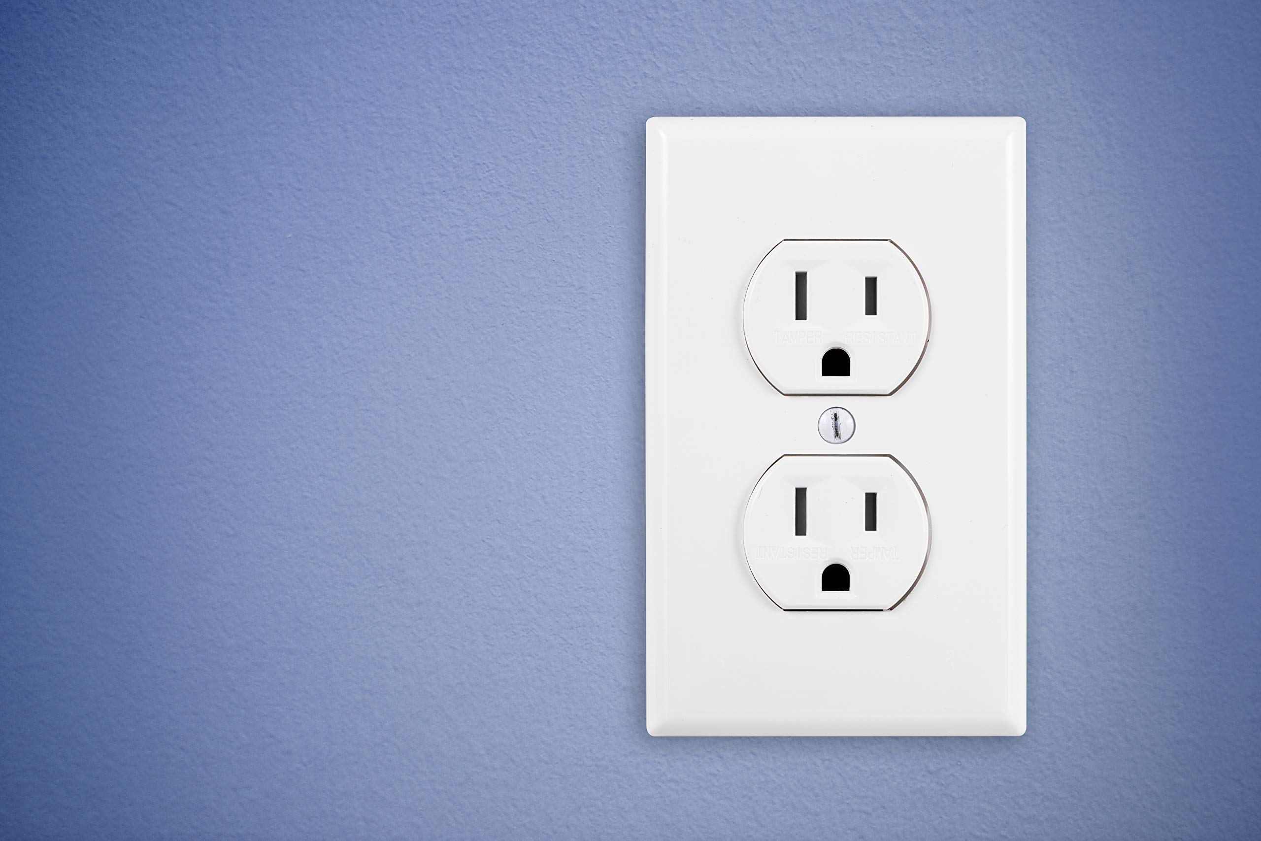 GE Grounding Duplex Outlet, in Wall Receptacle, Tamper Resistant Outlets, 3 Prong Electrical Socket, Easy Install, 15 Amp, UL Listed, White, 54263 - Image 6