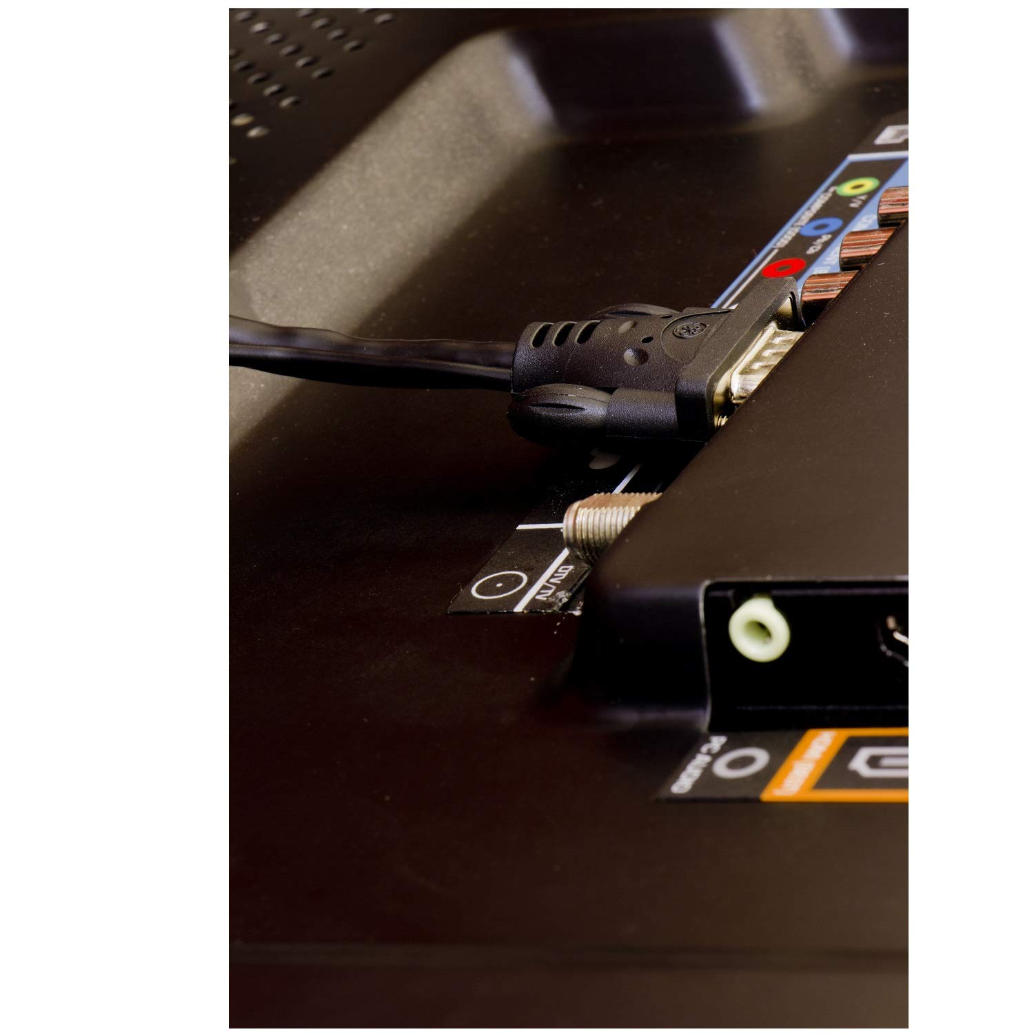 GE Home Electrical GE VGA SVGA Cable, Audio, Video, 6 Foot Cable, Male to Male Connectors, Ferrite Core, Use for Projectors, Monitors, Computers, HDTVs, Graphics Card, Black, 33766 - Image 3