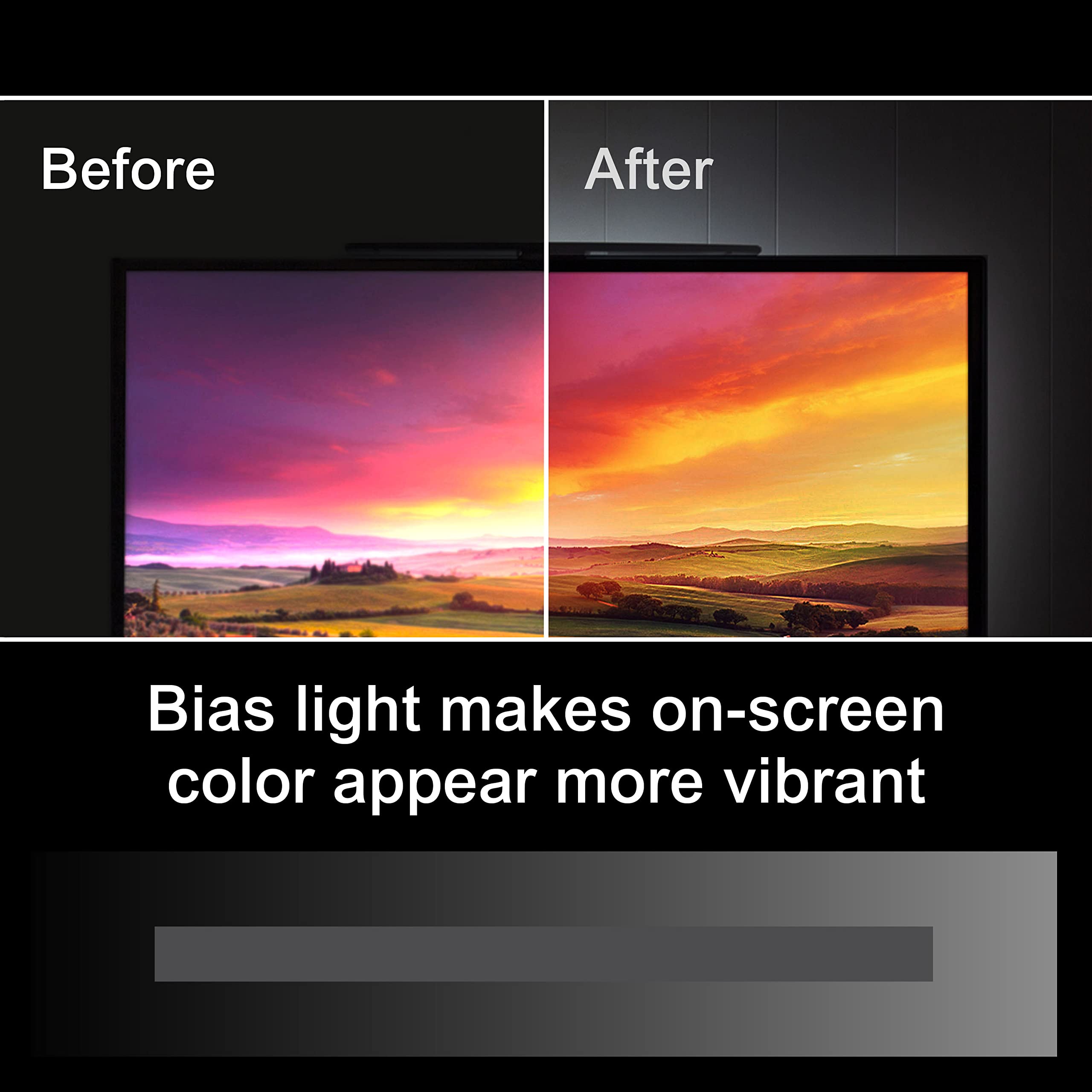 GE LED Enlighten HD Color Changing RGB Backlight Hover TV Antenna, 4K 1080P Digital HDTV VHF UHF, TV Antenna for Smart TV, Long Range TV Antenna Indoor, 57284 - Image 5