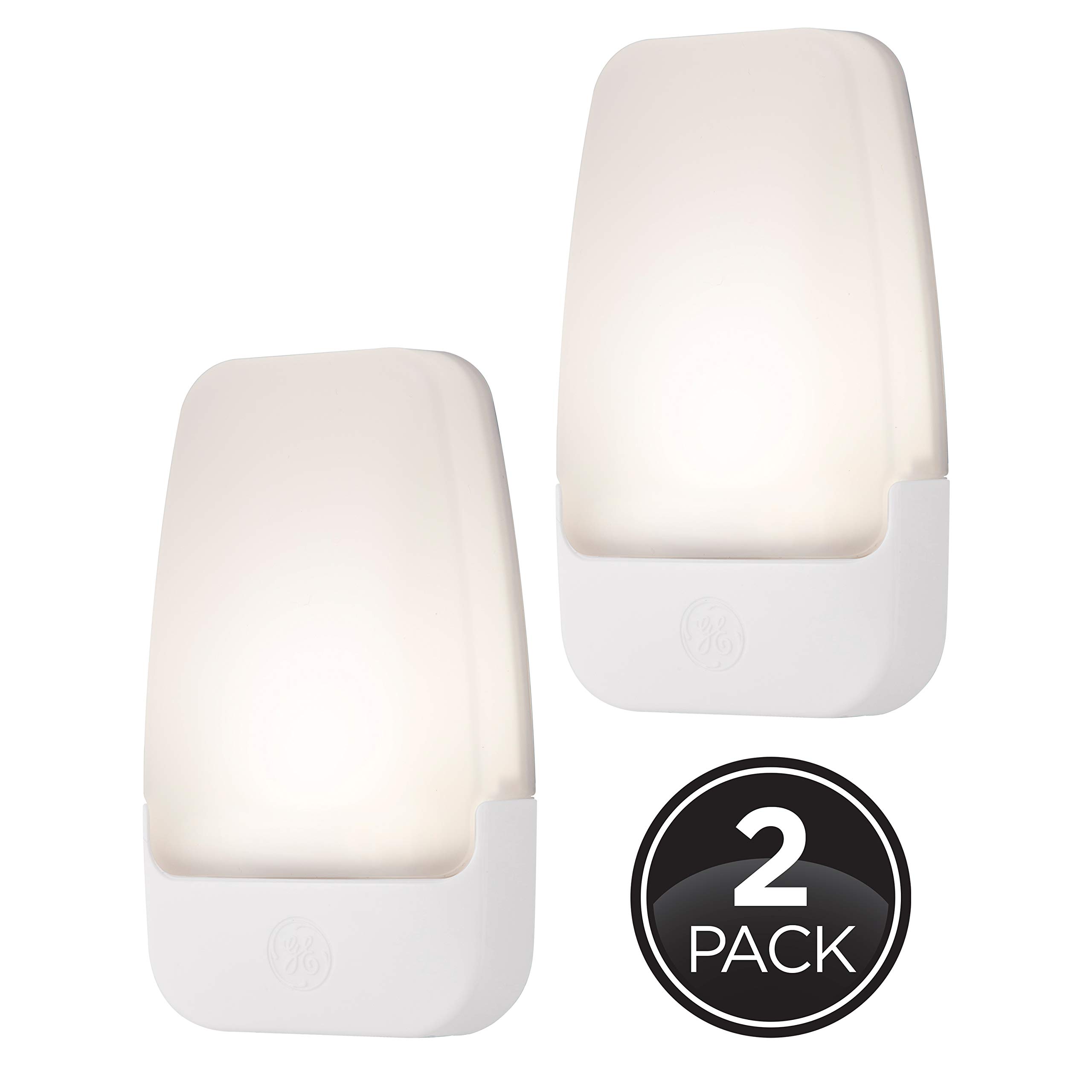 GE LED Night Light, Plug-in, Dusk to Dawn Sensor, Warm White, Ambient Lighting, Ideal Kids Adults Nightlight for Bedroom, Bathroom, Nursery, Hallway, Kitchen, 30966, 2 Pack - Image 8