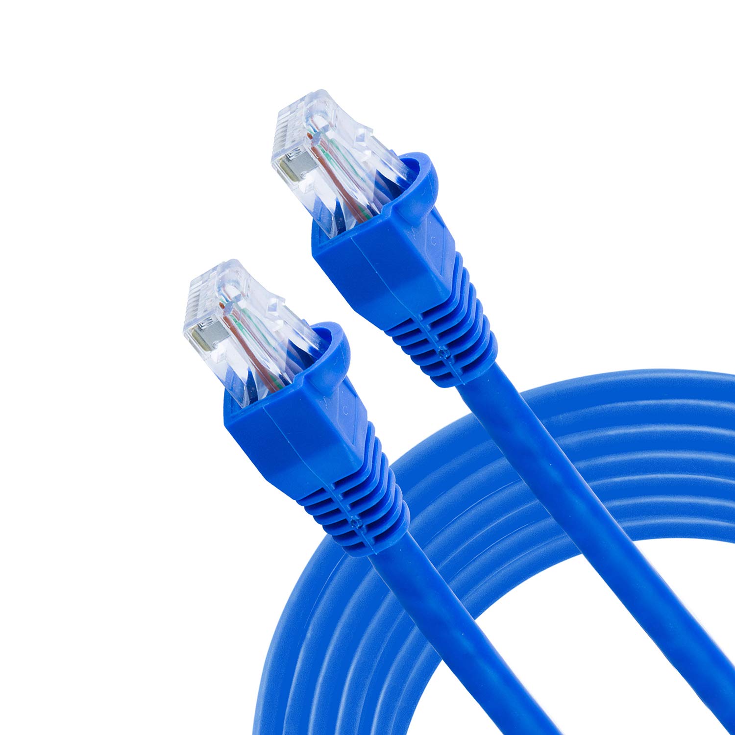 GE RJ11 High Speed Modem Cable, 14ft, 10x Faster Than Standard Cable, Blue 35288