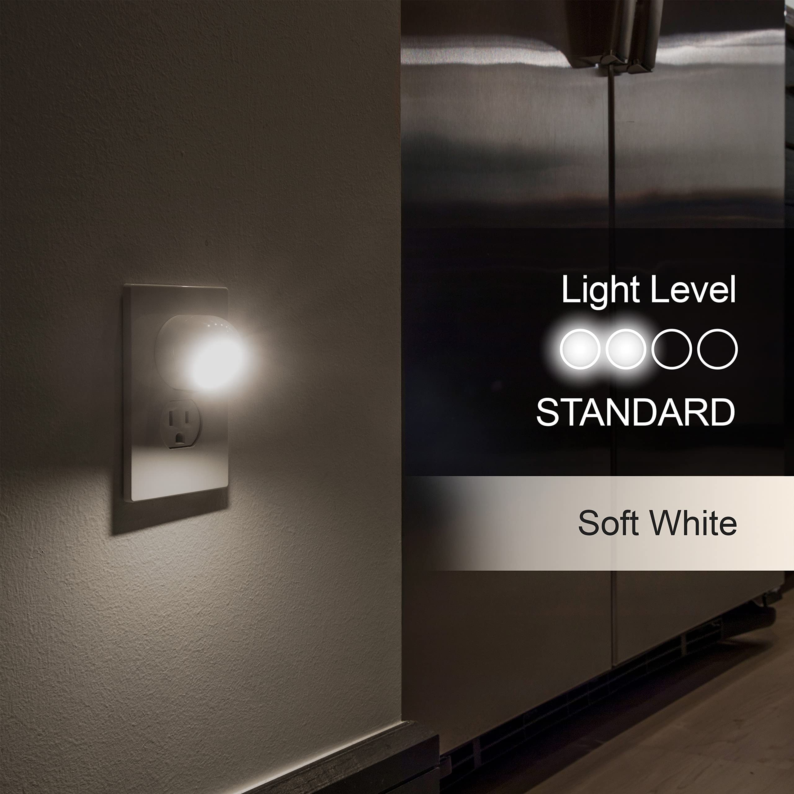 GE Rotating Plug in Night Light, Home Decor, Apartment Essentials, LED Lights for Bedroom, Ambient Lighting, Dusk to Dawn Sensor, Nightlight, Bathroom, Dorm Room, 2 Pack 31533 - Image 4
