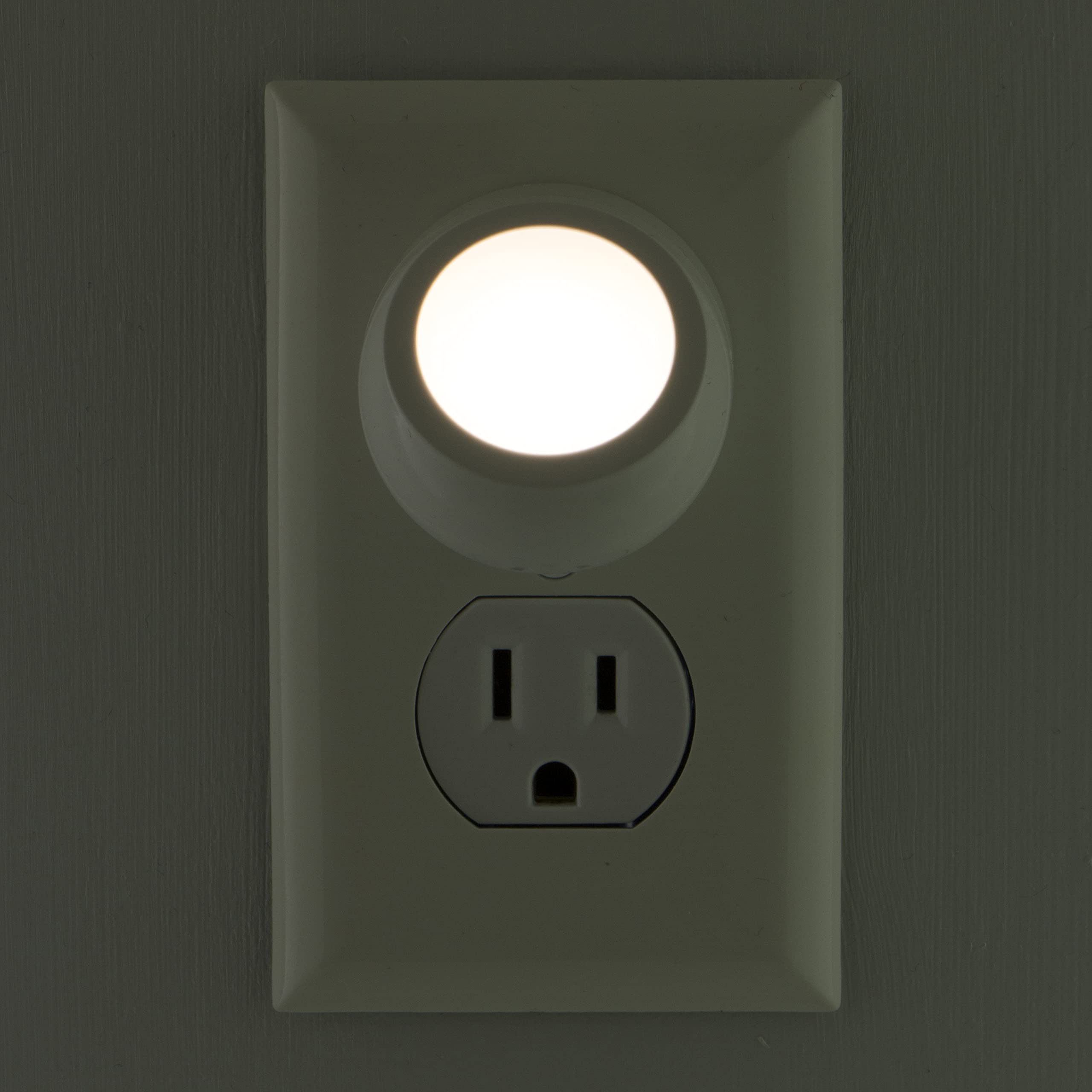 GE Rotating Plug in Night Light, Home Decor, Apartment Essentials, LED Lights for Bedroom, Ambient Lighting, Dusk to Dawn Sensor, Nightlight, Bathroom, Dorm Room, 2 Pack 31533 - Image 7