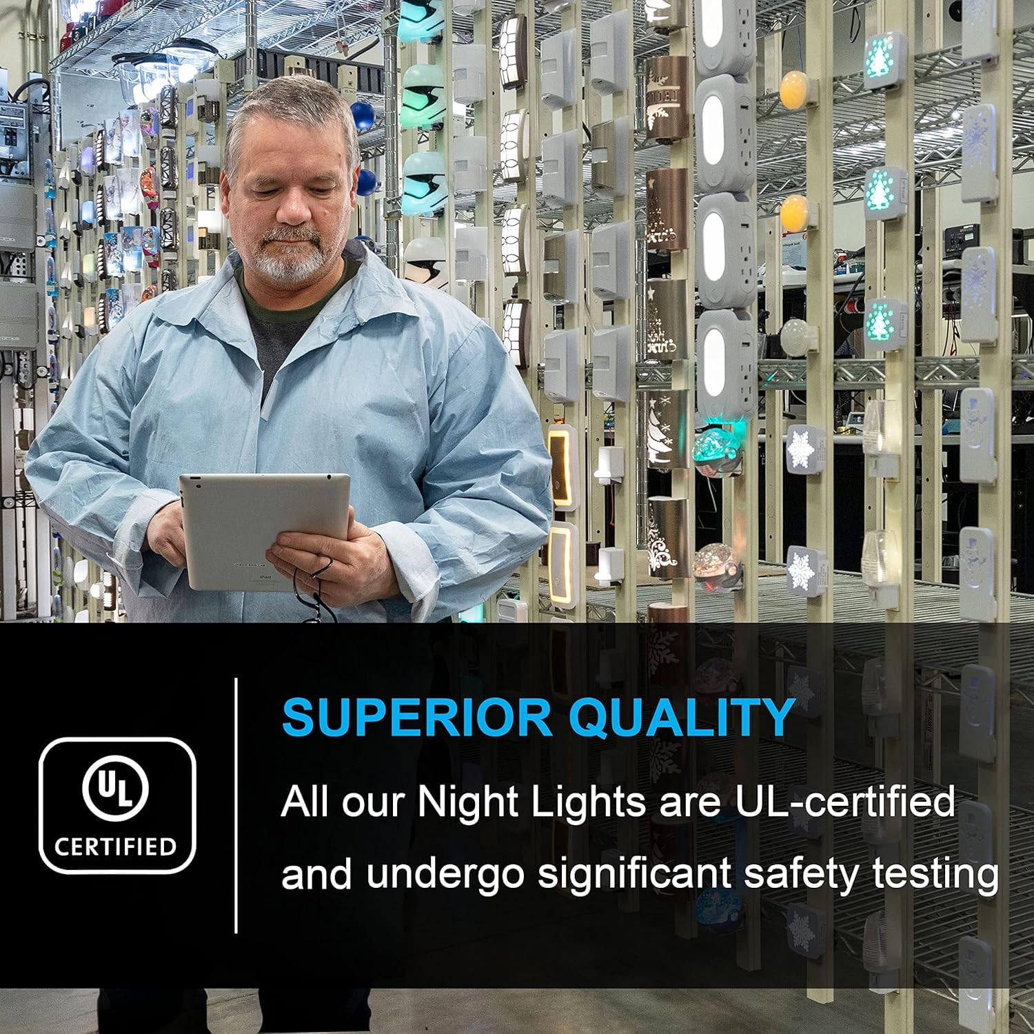 GE SleepLite Jewel LED Night Light, Plug-in, Always On, Amber, UL-Certified, Energy Efficient, Ideal Nightlight for Bedroom, Bathroom, Nursery, Hallway, Kitchen, 11291 - Image 7