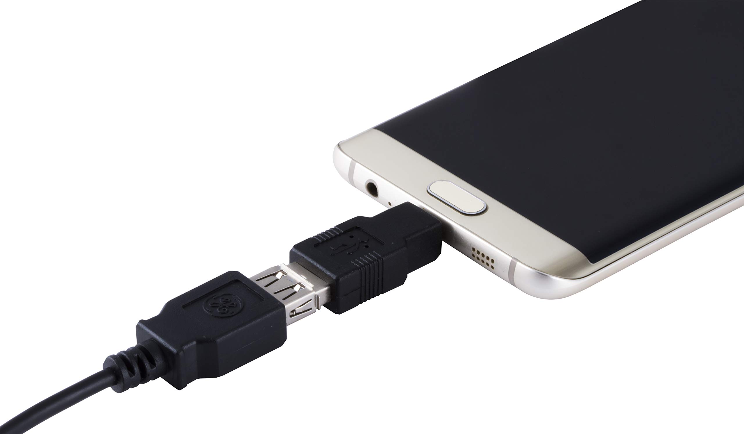 GE Universal USB 2.0 Adapter Kit, 6ft. A Male to A Female Extension Cable, 4 Adapters Included: A Male to B Male, 4 Pin, 5 Pin, A Male to Micro USB, 33758 - Image 4