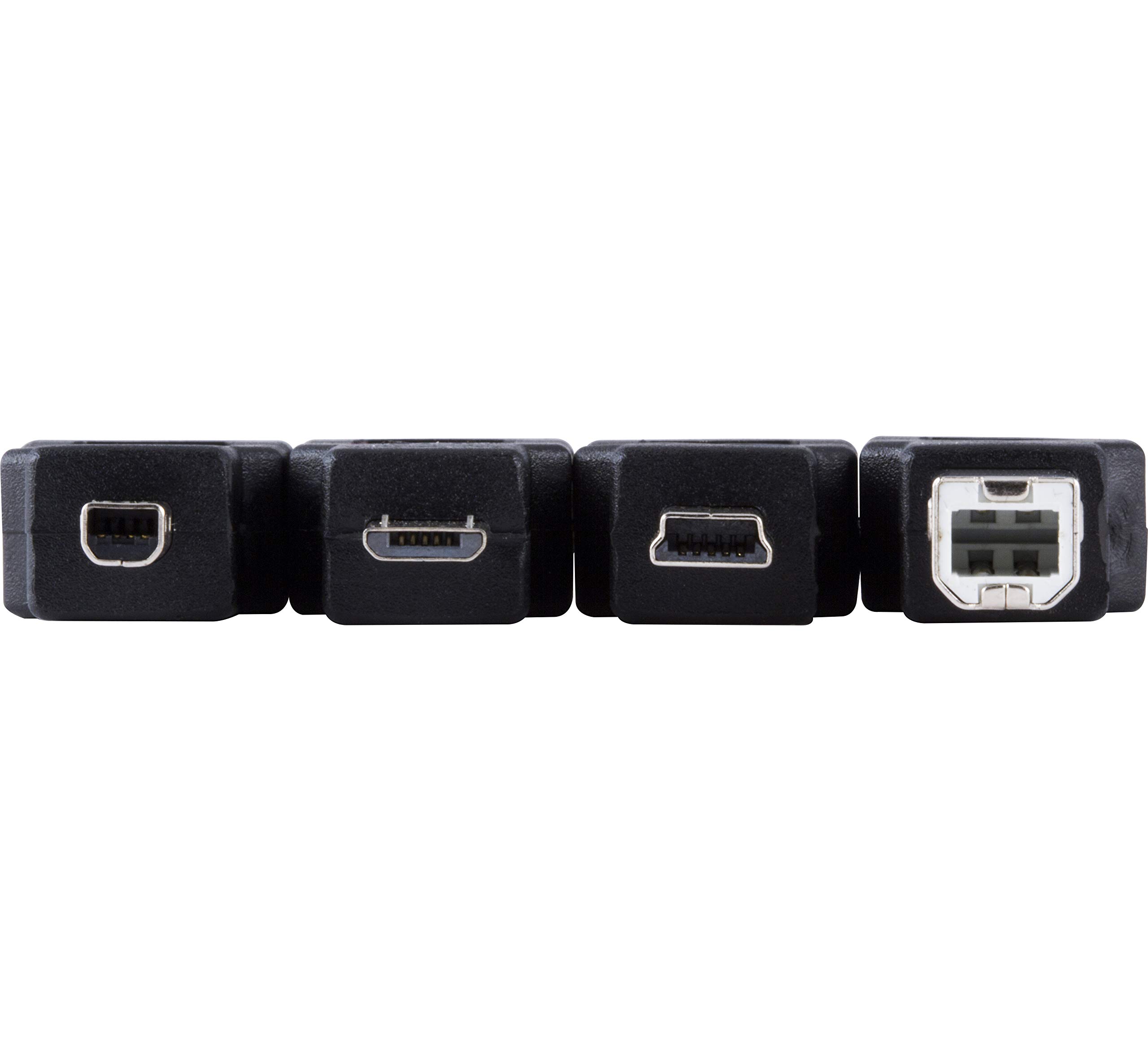 GE Universal USB 2.0 Adapter Kit, 6ft. A Male to A Female Extension Cable, 4 Adapters Included: A Male to B Male, 4 Pin, 5 Pin, A Male to Micro USB, 33758 - Image 9