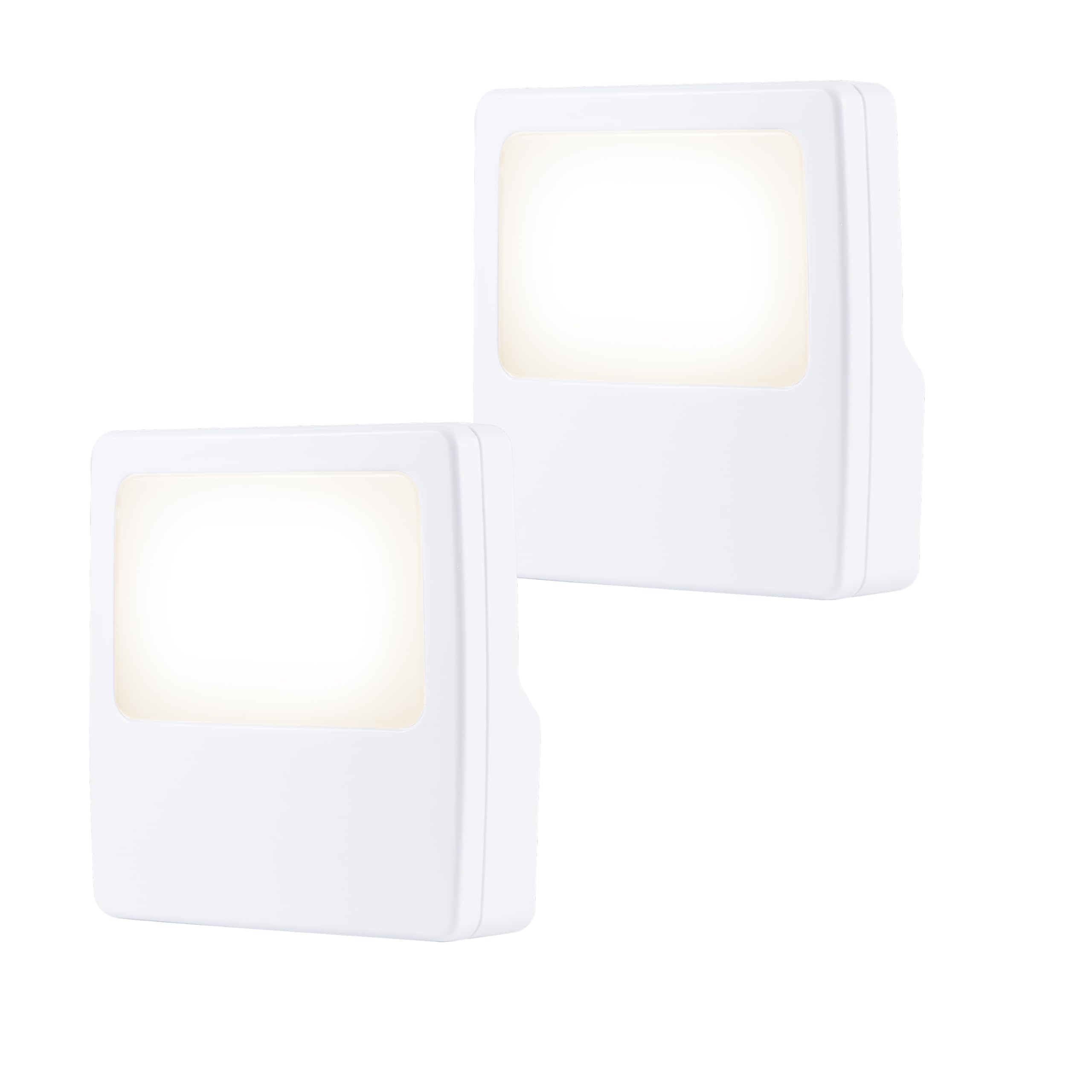 GE White Always-On LED Night Light, Plug into Wall, Compact, Soft Glow, UL-Listed, Ideal for Bedroom, Nursery, Bathroom, Hallway, 11311, 2 Pack - Image 6