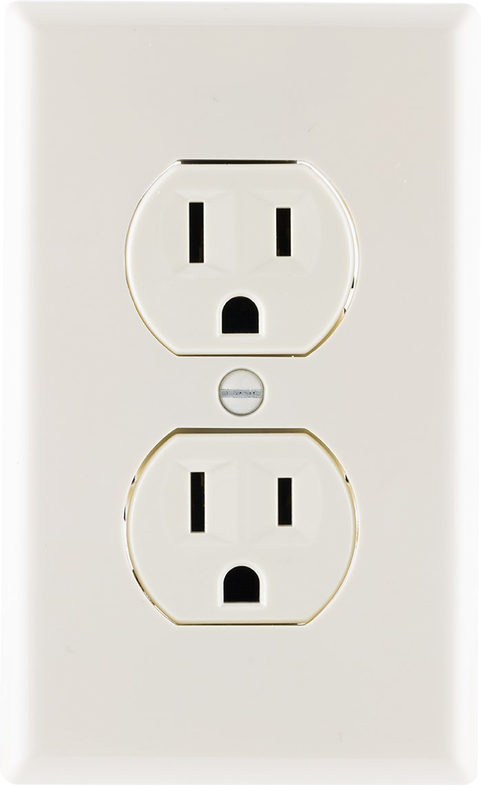 UltraPro GE, Light Almond, GE Grounding Duplex Outlet, in Wall Receptacle, 3 Prong Electrical Socket, Easy Install, 15 Amp, UL Listed, 17814, Standard - Image 4