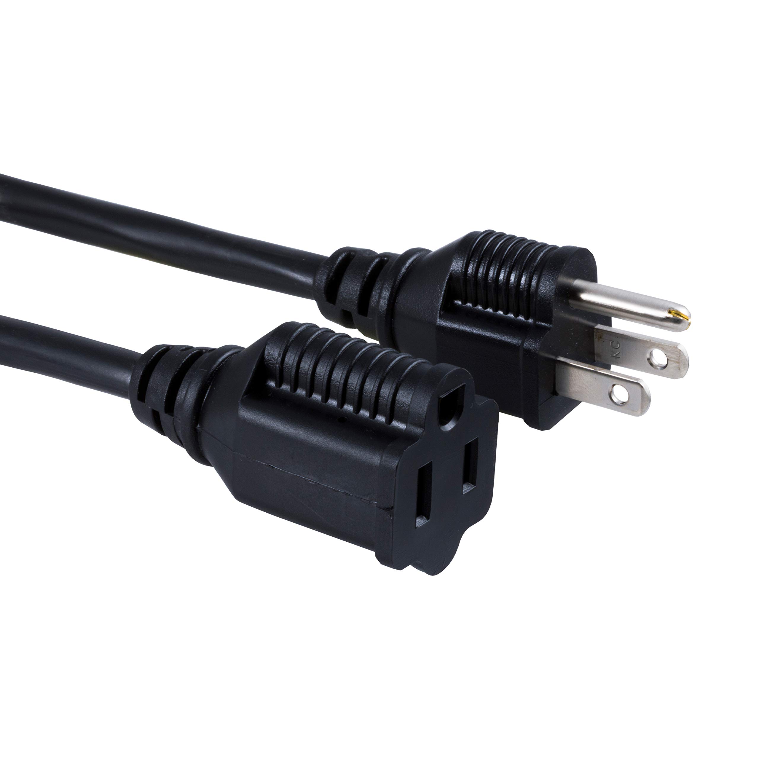 UltraPro Outdoor Extension Cord, 15 Ft, Heavy Duty Extension Cord, Double Insulated, Grounded, 16 Gauge, 3 Prong Extension Cords, General Purpose Long Extension Cord, UL Listed, Black, 36824 - Image 4