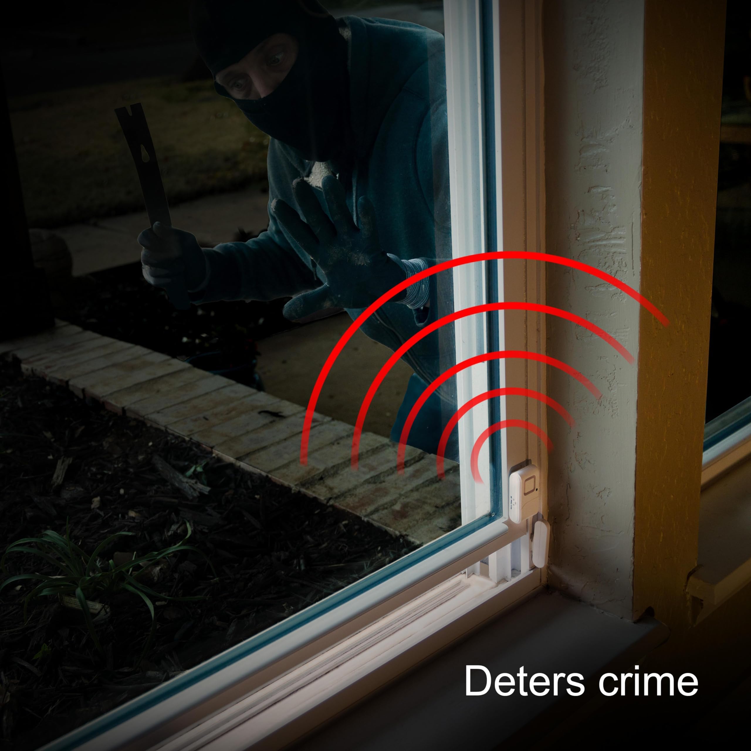 UltraPro Personal Security Window and Door Alarm, 4 Pack, DIY Protection, Burglar Alert, Wireless Chime/Alarm, Easy Installation, Home Security, Ideal for Home, Garage, Apartment and More, 45174 - Image 6