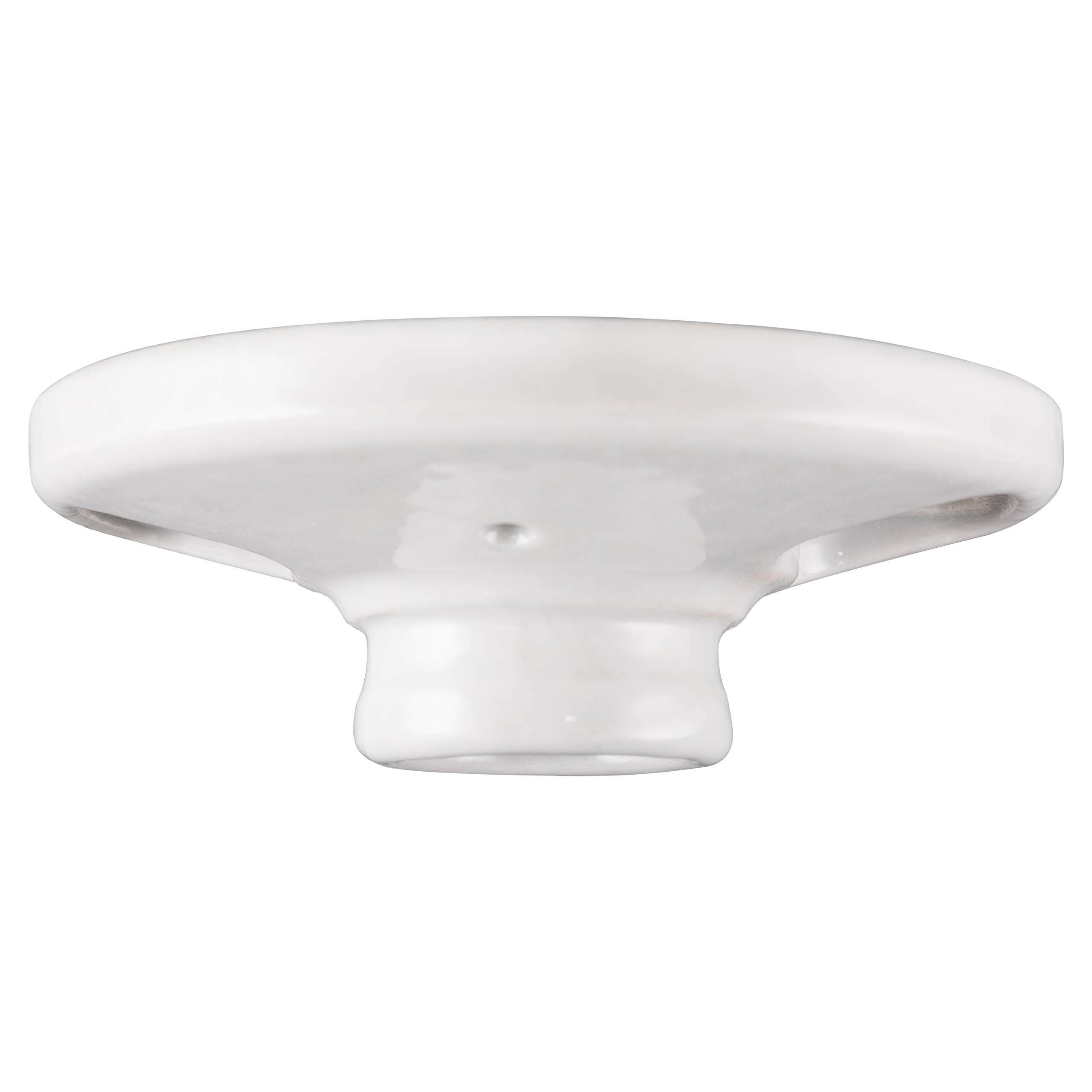 UltraPro Porcelain Lampholder, Medium Base, Indoor Lighting, Mount on 3-1/4” or 4” Box, UL Listed, White, 18304